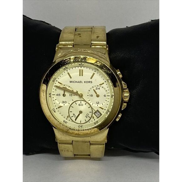 Michael Kors MK5222 Women's Gold Stainless Steel Analog Dial Quartz Watch VK454 - Picture 1 of 12